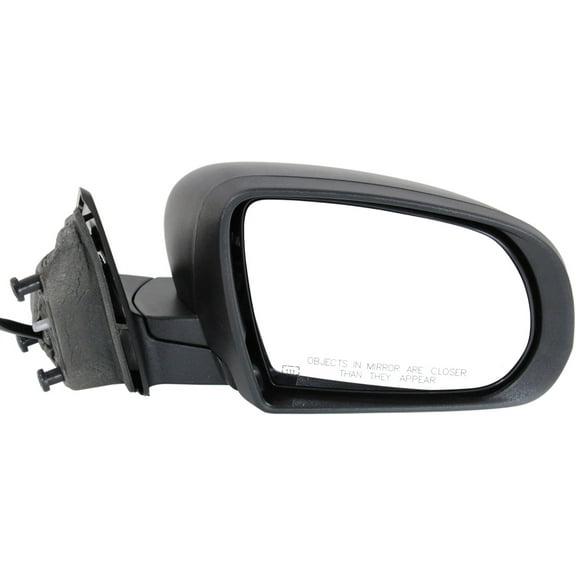 Mirror Compatible With 2014-2018 Jeep Cherokee Right Passenger Side Heated Textured Black Kool-Vue