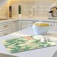 thumbnail image 6 of Coolnut Flower Dish Drying Mat for Kitchen, 16 x 18 Inch Microfiber Absorbent Dish Drying Pad, Machine Washable Kitchen Counter Protect Mats, 6 of 7