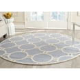 thumbnail image 2 of SAFAVIEH Cambridge Joss Geometric Circles Wool Area Rug, Light Blue/Ivory, 8' x 10', 2 of 10