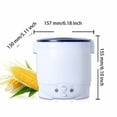 thumbnail image 1 of Car Rice Cooker Mini Cooking Tools 24V Multifunctional 1L Soup Electric Heater Travel Truck Lunchbox Food Appliance Machine 24V 24V/green, 1 of 1