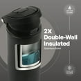 thumbnail image 5 of TAL 24oz Stainless Steel 2-in-1 Straw and Chug Water Bottle with Push Lid, Black, 5 of 10