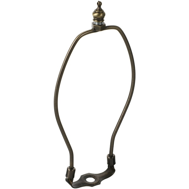 FUTUREORYY Lot de 1 Support d'Abat-jour en Forme de Corne Couleur Café pour Lampadaire au Design Classique