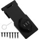 thumbnail image 4 of Desk Drawer Lock Black Iron Durable Construction Gym Lock Combination for Furniture, 4 of 5
