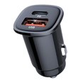 thumbnail image 1 of Tipo cargador de carga rápido del Usb 30w 5a del cargador del coche del Usb C del teléfono del coche del paladio, 1 of 5