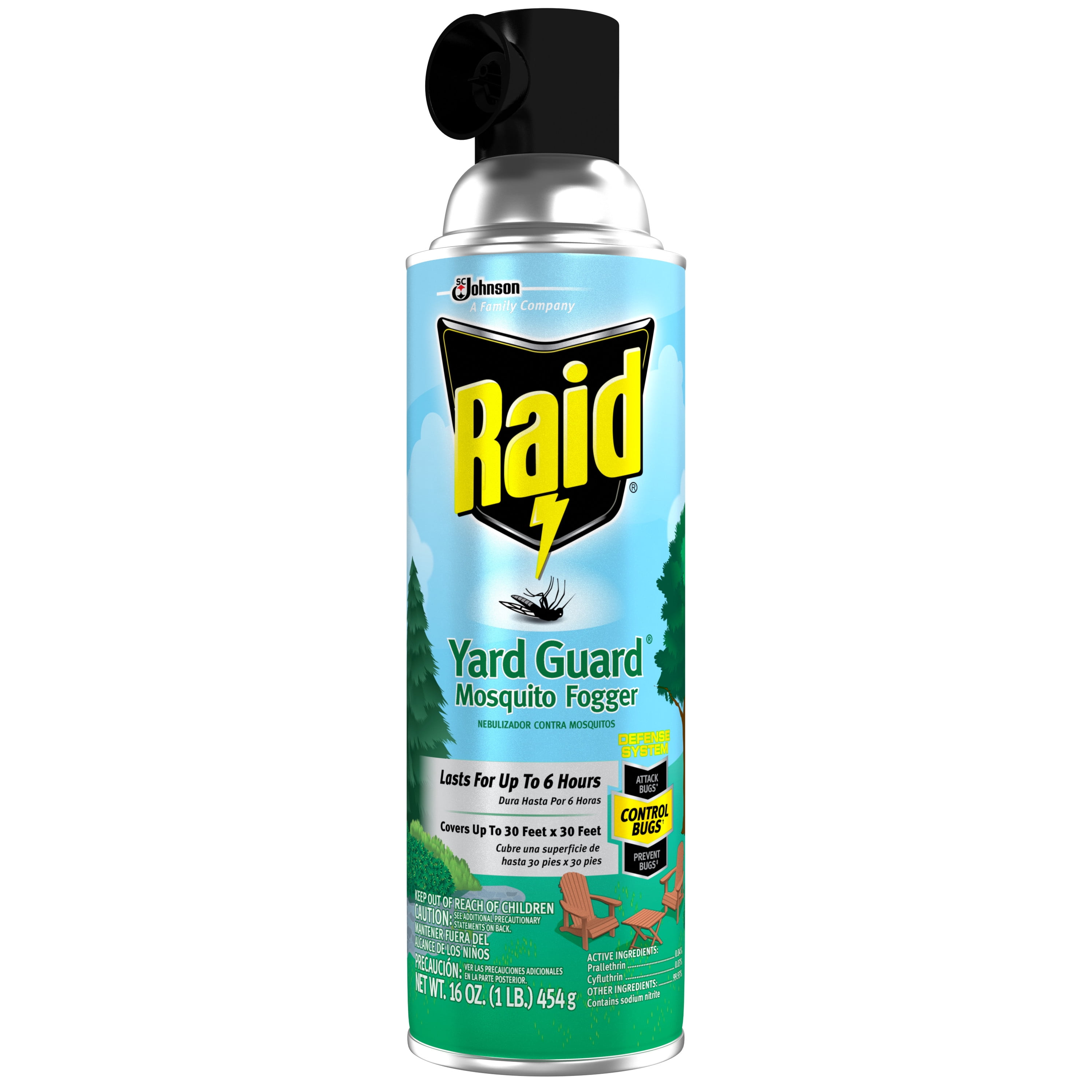 Raid Yard Guard Mosquito Fogger 16 Ounces Walmartcom