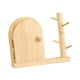 thumbnail image 3 of Adhesivo de pared para interruptor de lámpara, diseño minimalista de madera para puerta de cabina Beige, 3 of 8