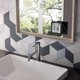 thumbnail image 5 of Reloj de baño Temporizador Termómetro de baño impermeable Higrómetro Baño Maquillaje Cocina (Negro) Sailing  Electrónica, 5 of 5