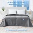 thumbnail image 2 of Dark Gray Waffle Queen(90"x90") Waffle Weave Comforter, 2 of 7