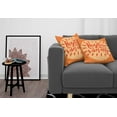 thumbnail image 3 of Ambesonne Saying Throw Pillow Cover 2 Pack, Positive Vibes Doodle, 20", Burnt Orange Vermilion, 3 of 5