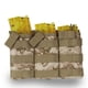 thumbnail image 4 of Camuflaje Sólido Triple Revista Bolsa Nylon Molle Caza al aire libre Senderismo Accesorios de utilidad Bolsa de almacenamiento Sweethay HW4753-05, 4 of 7