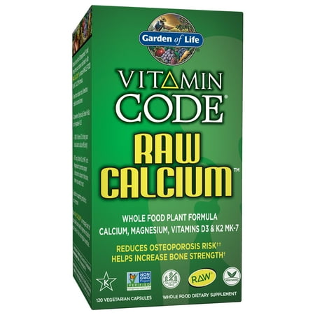 Garden of Life Vitamin Code Raw Calcium 120 (Best Type Of Calcium)