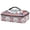 Striped Background, variant on Iauyy Casserole Carrier for Hot Food Insulated Casserole Travel Carry Bag with Lid Food Warmer Bag for Party/Picnic,Snowflakes