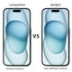 thumbnail image 5 of Mica Vidrio MYBAT para iPhone 15 protectora de pantalla transparente, 5 of 9
