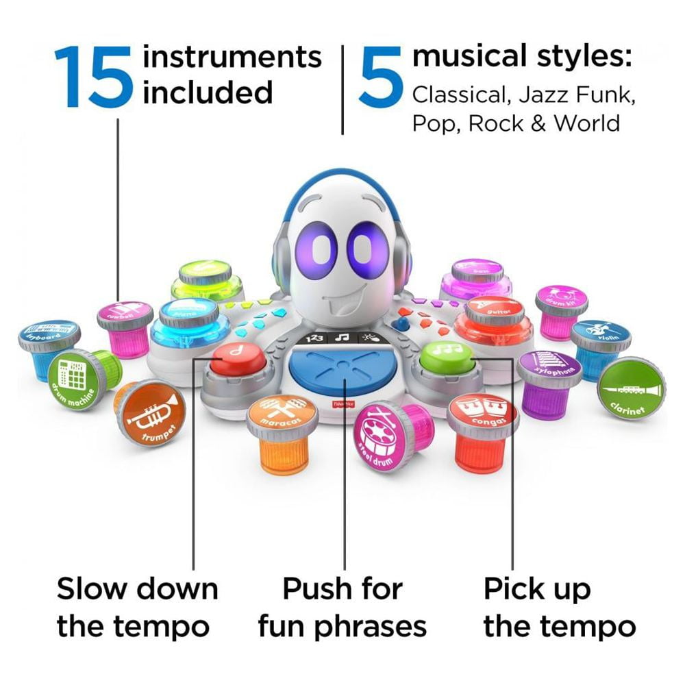 Fisher-Price Think & Learn Interactive Preschool Toy Rocktopus