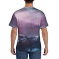 thumbnail image 2 of Naloa lighthouse Waves Torrential Rain Men's T-Shirt Sport T-shirt Men's Basic Tee Casual Men's Shirt, Round Neck, Short Sleeves - 3X-Large, 2 of 5
