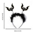 thumbnail image 3 of Fiudx Diadema de Halloween, Diseño Decorativo Colorido, Perfecta para Fiestas, Accesorio Divertido para Fotomatón, Ideal para Cosplay de Halloween, Fiestas de Disfraces, Tamaño 11.03 X 10.24 Pulgadas, 3 of 3