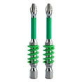 thumbnail image 1 of Juego de 2 puntas de destornillador antideslizantes tipo , accesorios robustos, prácticos y profesionales con expulsión por resorte. 65 mm, 1 of 9