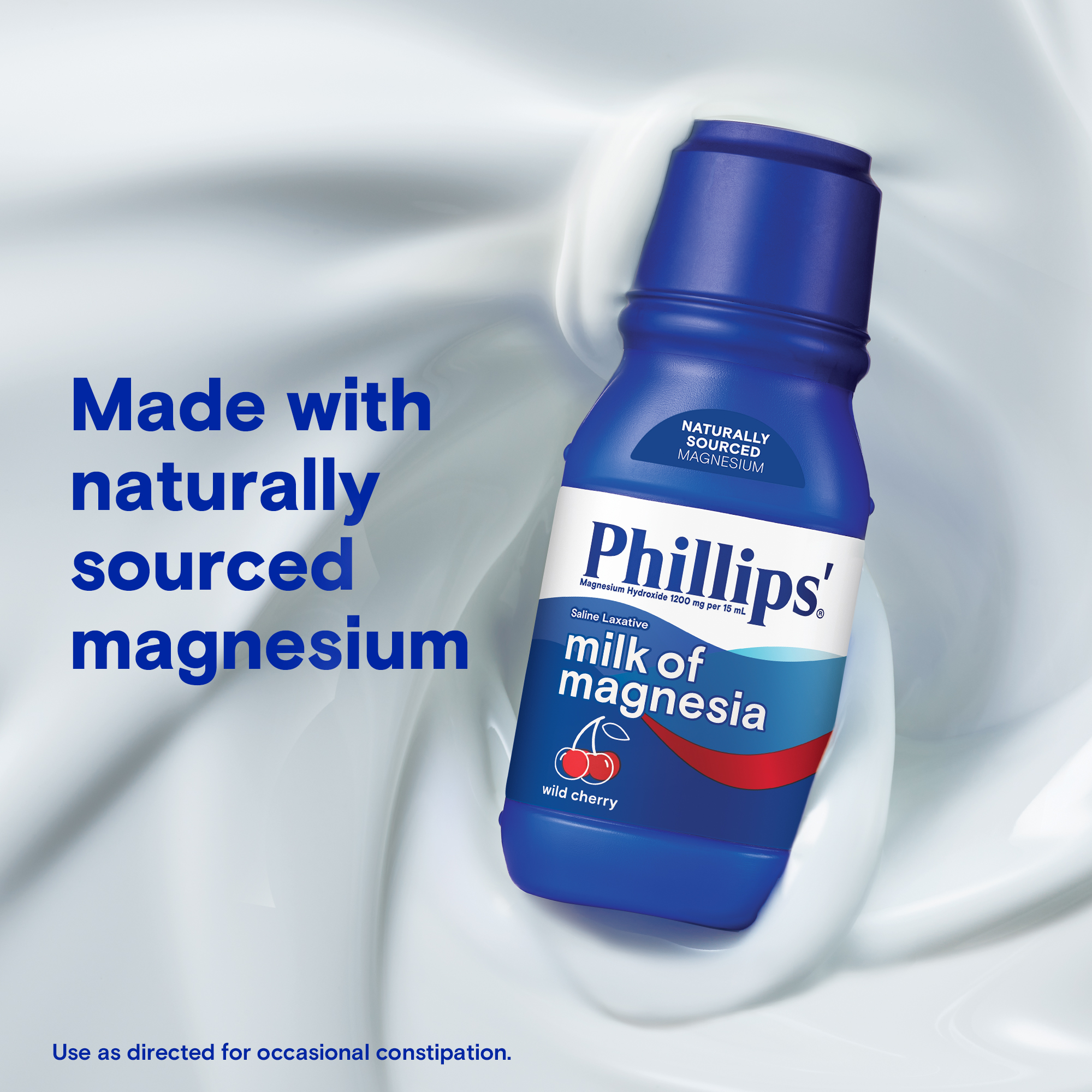 Phillips' Milk Of Magnesia Liquid Magnesium Laxative, Wild Cherry, 26 oz - image 3 of 8