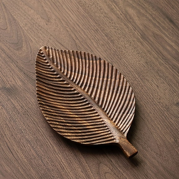 TFYZYY Wooden Tea Tray Dry Brewing Tray Storage Tray for Cups, Candy, Fruit - Multifunctional Wooden Snack Serving Tray, Elegant Home Decor