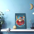thumbnail image 5 of 12x18 inch Oil Paintings On Canvas Swimming Santa Claus,Bathroom Decor Accessory,Fun Santa Claus Swimming Decorative Painting,Festival Decor Poster,Bedroom,Man Cave,Bathroom,Lounge Wall Decor, 5 of 6