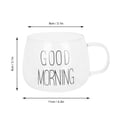 thumbnail image 3 of Drinkware, au Lave-Vaisselle Forme Exquise Tasse à Café Tasse à Café avec Poignée pour Café Marque Blanche, 3 of 8