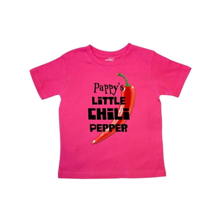 

Inktastic Pappy s Little Chili Pepper Gift Toddler Boy or Toddler Girl T-Shirt