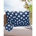thumbnail image 6 of Outdoor Throw Pillow Cover Baseball Sports American Ball Sport Waterproof Cushion Covers 2 Pack Blue Pillow Cases Home Decoration for Patio Garden Couch Sofa, 6 of 6
