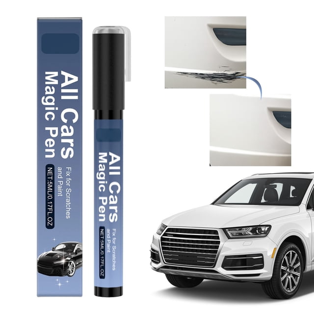 Magic Car Scratch Remover Pen,2026 New Car Paint Repair Pen,Portable Auto Scratch Remover for Garage and Home Use,Universal Car Touch Up Pen for Drivers (1)
