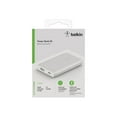 thumbnail image 4 of Belkin BoostCharge - Power bank - 5000 mAh - 2 output connectors (USB, 24 pin USB-C) - white, 4 of 6