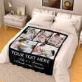 thumbnail image 3 of Mothers Day Personalized Gifts, Custom Photos Blanket Mom Gifts from Daughter Son Customized Picture Blanket, Mother's Day Christmas Birthday Best Gift for Mom Grandma Wife 3 Photos Blankets, 3 of 5