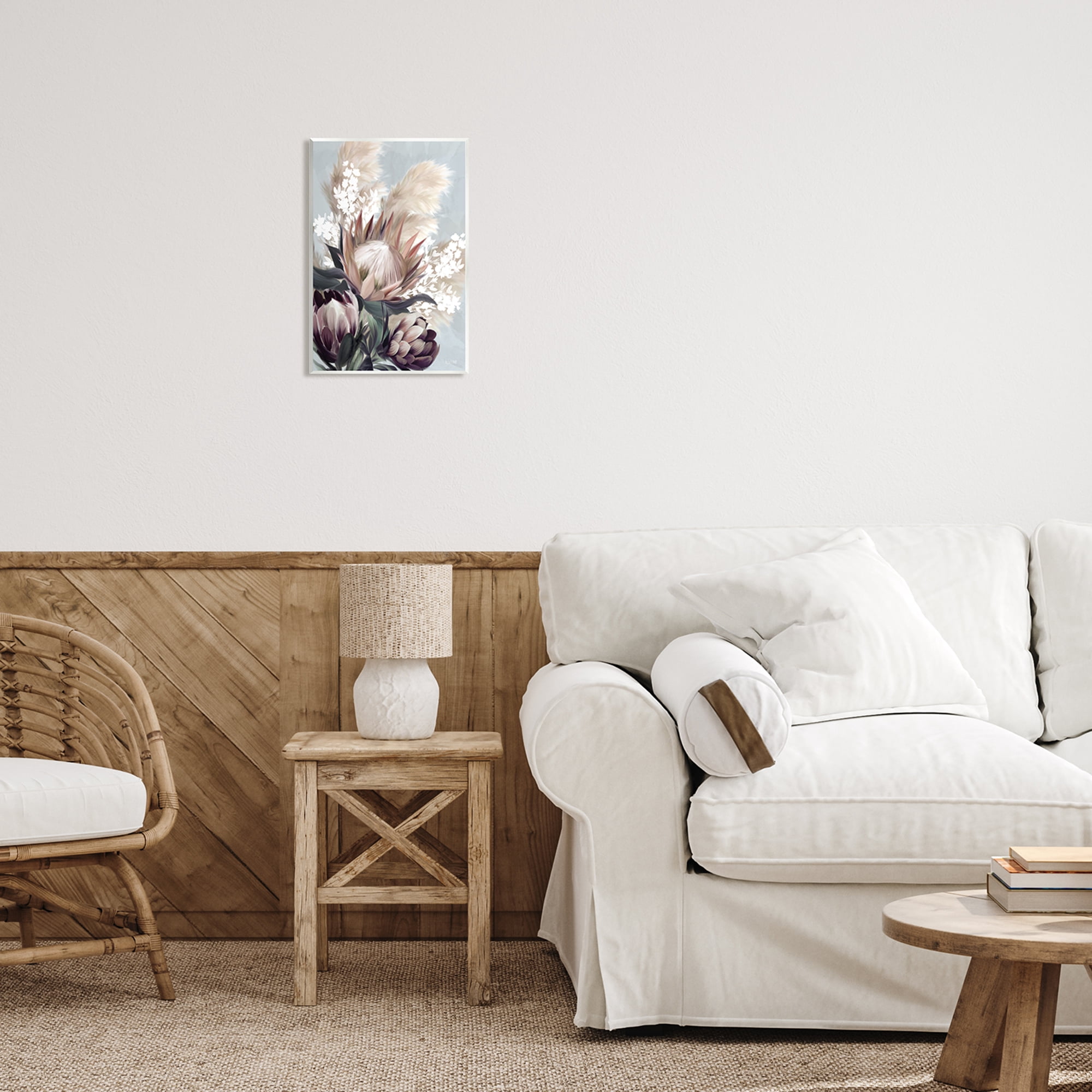 Stupell Industries Close Up Country Plants Botanical & Floral Painting Unframed Art Print Wall Art, 10 x 15