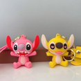 thumbnail image 3 of Disney-llavero de Stitch de dibujos animados para pareja y niña, bonito llavero de muñeca Rube suave, colgante de coche, regalo de actividad, venta al por mayor, 3 of 4