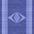 thumbnail image 1 of Ahgly Company Machine Washable Indoor Square Transitional Sky Blue Area Rugs, 6' Square, 1 of 7