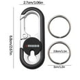 thumbnail image 3 of Ke1Clo Key Chain under $5! Stainless Steel Key Ring with Pendant for Men Women Waist Hanging Durable Alloy For Car Keys Organization Secure Clip, 3 of 3