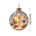 thumbnail image 7 of Glowing Christmas Story Ornament, Light-Up Mini Holiday Scene with Warm LED Light, Festive Keepsake Gift for Home Christmas Party Decoration,F-B, 7 of 7