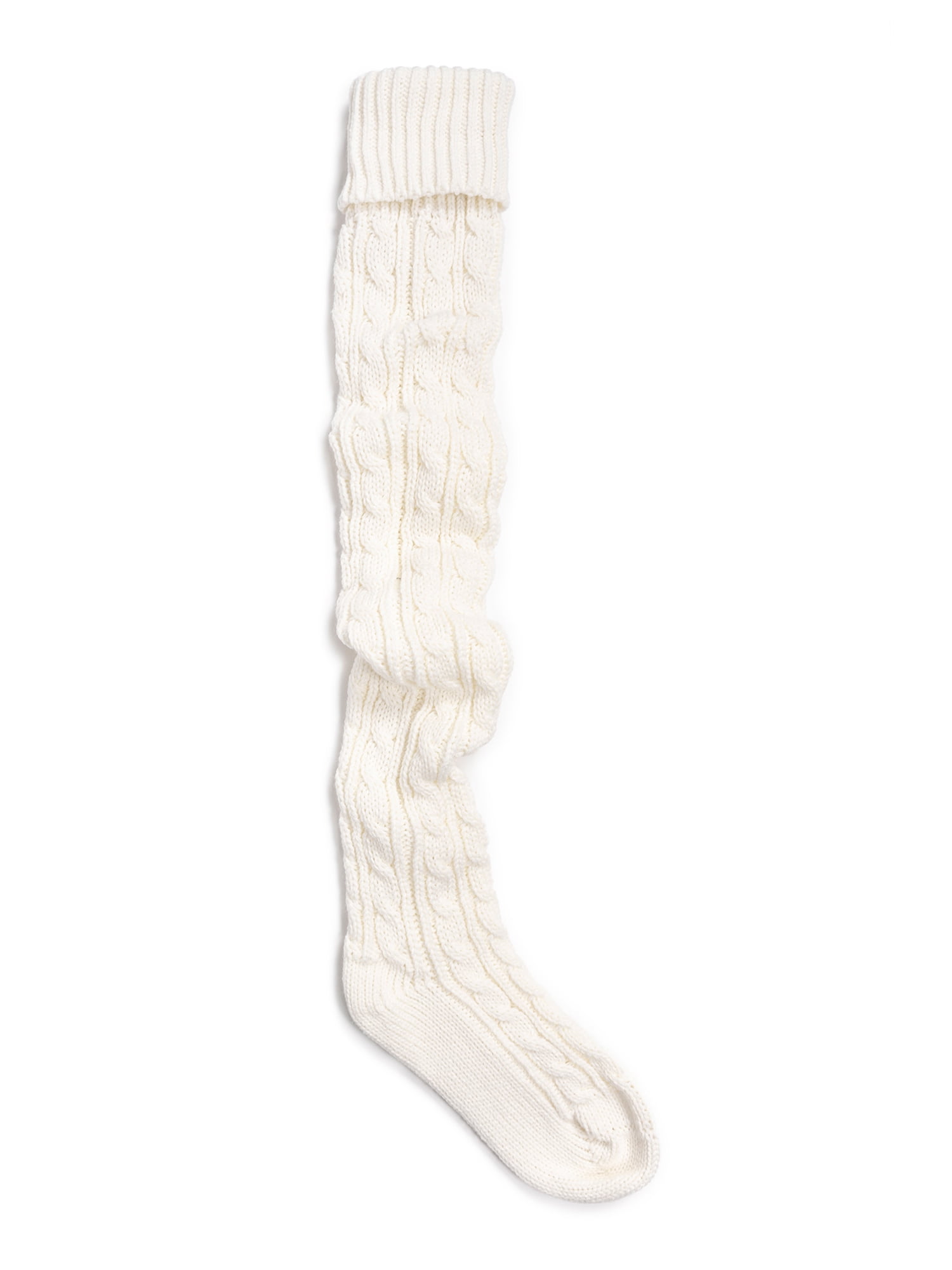 Women's Cable Knit Over the Knee Socks