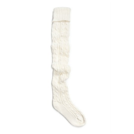 

Women s Cable Knit Over the Knee Socks