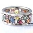 thumbnail image 5 of SPRING PARK Women Finger Ring Geometric Pattern Hollow Rhinestone Fashion Jewelry Gifts, 5 of 7