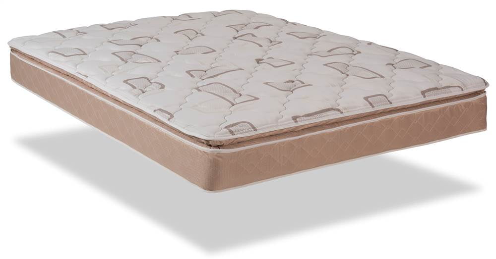 Sapphire Eurotop Twin Size Innerspring Mattress, Bed in a Box (Queen