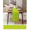 thumbnail image 5 of Table Runner Green Lemon Fruit Table Decoration for Kitchen Dinning Yellow Modern Art Table Decoration for Indoor Outdoor Party Wedding Decor 13x90inch, 5 of 7