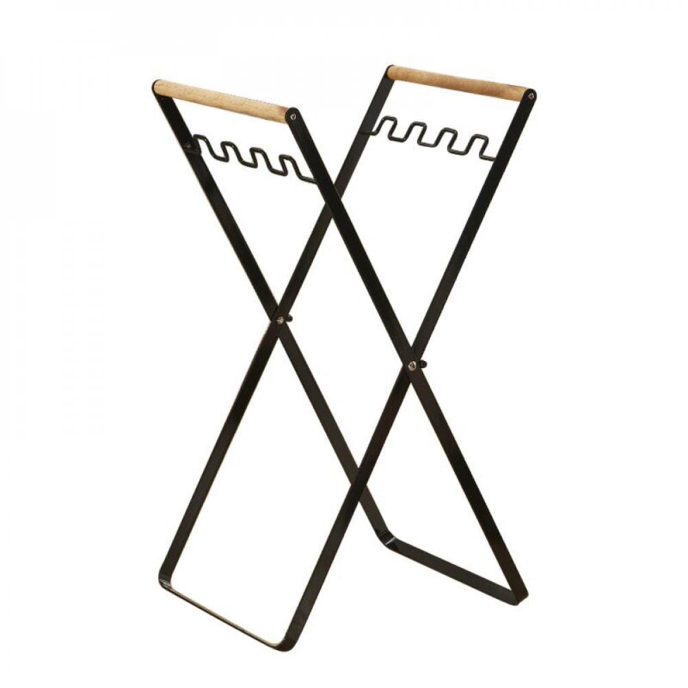 Garbage Rack Outdoor Household Foldable Garbage Rack Wrought Iron ...