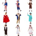 thumbnail image 4 of 2024 Nuevo Día Vestido de Niñas de la Antigua Grecia Estatua de la Libertad Americana para Niños Ropa de Cosplay Túnicas de la Antigua Roma Traje de Halloween, 4 of 5