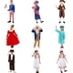 thumbnail image 4 of 2024 Nuevo Día Vestido de Niñas de la Antigua Grecia Estatua de la Libertad Americana para Niños Ropa de Cosplay Túnicas de la Antigua Roma Traje de Halloween, 4 of 5