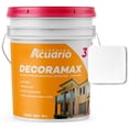 thumbnail image 1 of Pintura Acrílica Modificada Exteriores Interiores Pinturas Acuario Decoramax 3 Años 19 Litros Blanco Mate, 1 of 1