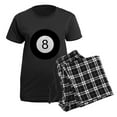 thumbnail image 5 of CafePress - 8 Ball Women's Dark Pajamas - Women's Short Sleeve Print T-Shirt and Pants Dark Cotton Pajama Set, 5 of 7