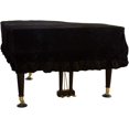 thumbnail image 1 of ORUYROP Housse de Piano à Queue Classique Universelle Décorative, Noir, Taille : 155cm/61.0 Pouces, 1 of 2
