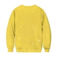 thumbnail image 6 of DOSUKRAI Women Halloween Sweatshirt 2025 Trendy Cute Ghost Graphic Long Sleeve Sweatshirt Crewneck Spooky Season Sweaters Yellow,XL, 6 of 9