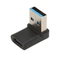 thumbnail image 2 of Adaptador USB C a USB A en ángulo recto de 10 Gbps Plug and Play Adaptador USB A 3.0 macho a USB C 3.1 hembra para PC portátil, 2 of 5