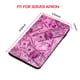thumbnail image 3 of Libro para servidores BECEERE de piel sintética rosa con bolsillo con cremallera, 3 of 7