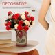 thumbnail image 4 of Moluckfu Maceta De Hierro Roja Estilo Retro Para Flores Y Plantas Ideal Para Hogar U Oficina, 4 of 6